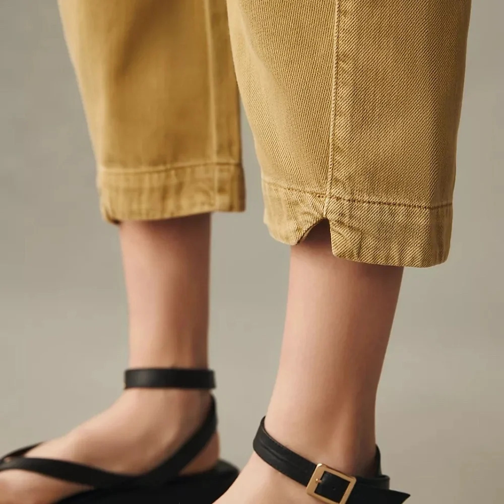 NWT Anthropologie Pilcro Cropped Vintage Chino Pant 32 - Picture 5 of 5